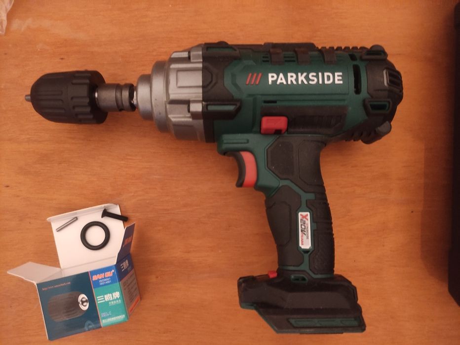 Bucha universal com adaptador para pistola de impacto Parkside