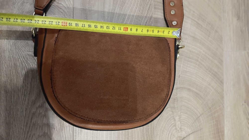 Torebka Laura Biaggi camel brąz