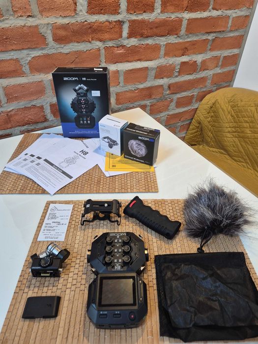 Sprzedam Rejestrator Zoom H8 + dodatki Boya i Zoom – KOMPLET