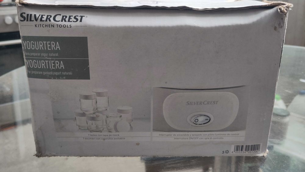 Iogurteira Silvercrest com copo extra