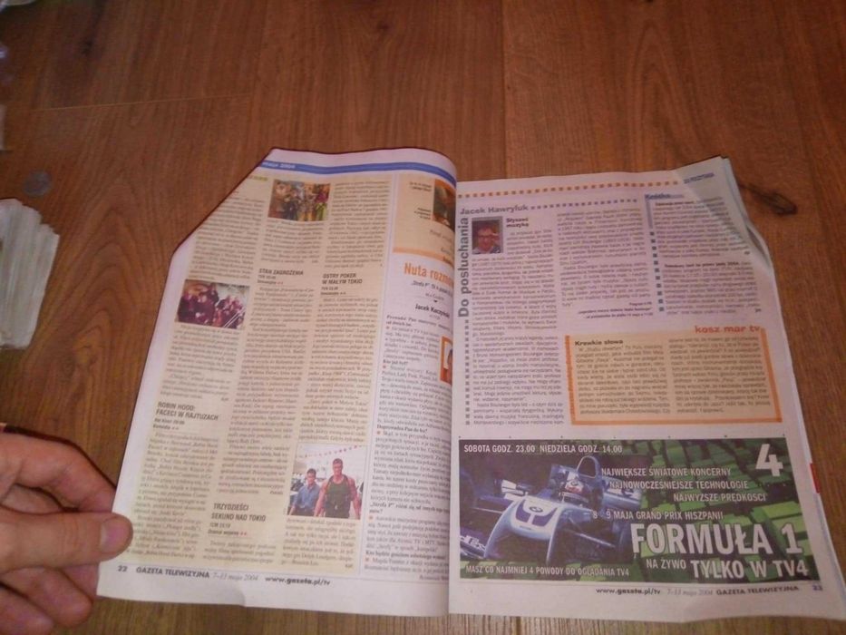 Gazeta Telewizyjna dodatek do Gazeta Wyborcza nr 106 maj 2004