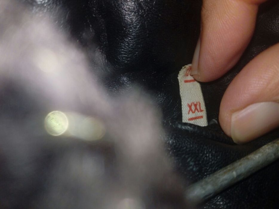 UK Leather Coat T. XXL