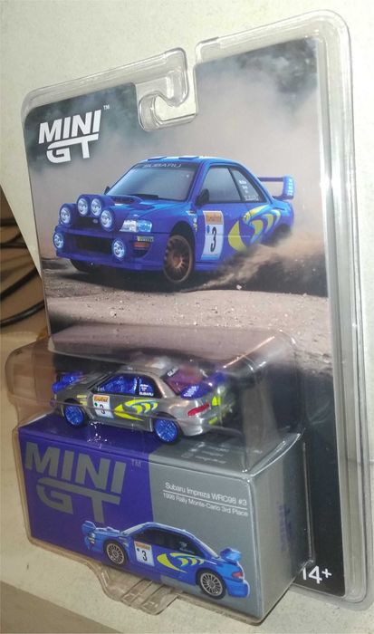 Mini GT - Subaru Impreza WRC98 - 3º Rally de Monte Carlo 1998 - Colin McRae - CHASE