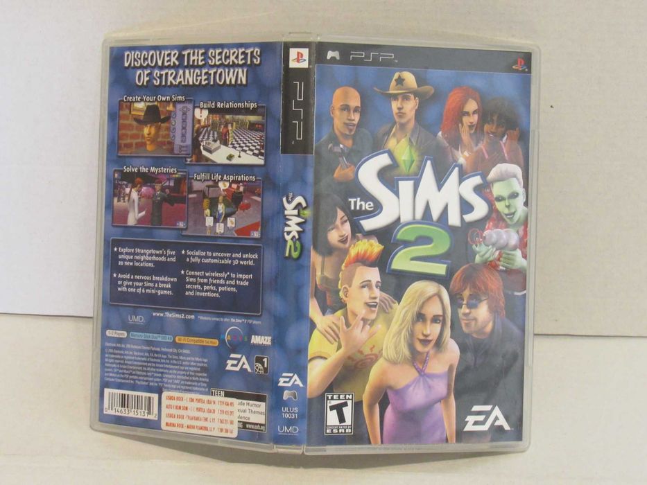 Jogo PSP Playstation Portable The Sims 2 completo