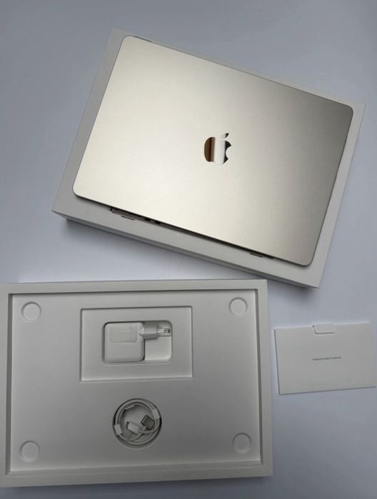 NOWY Laptop Apple MacBook Air 15.3",  M3, 8GB RAM, 256GB SSD macOS 100% Oryginał
