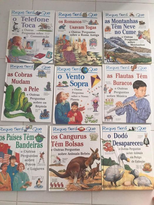 Livros coleção Porque será