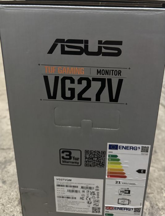 monitor ASUS TUF GAMING 27” 240hz