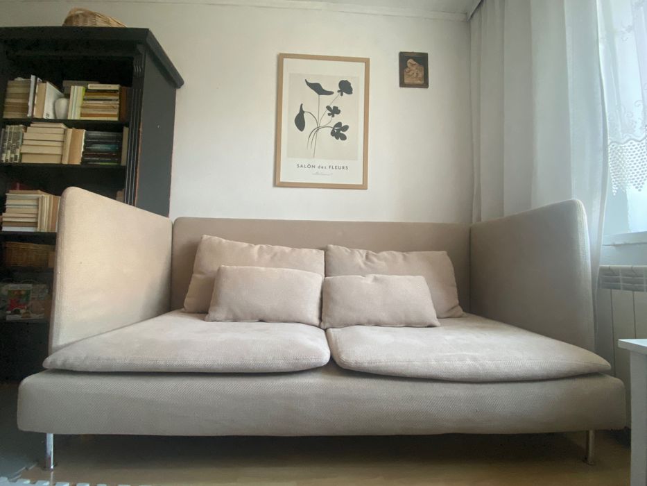 Sofa ikea soderhamn wysokie oparcie beż