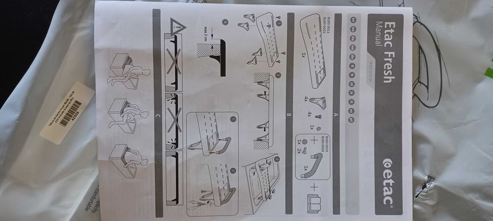Tábua de banheira Etac Fresh, Fácil acesso à banheira
