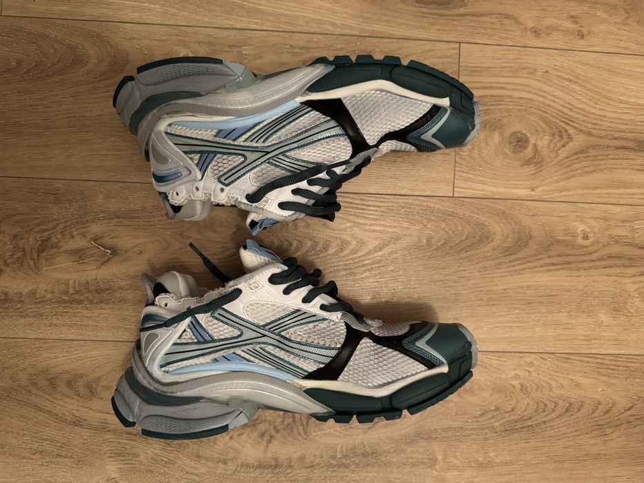 Balenciaga Runner White Green Blue