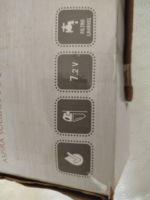 Mini aspirador recarregável como novo