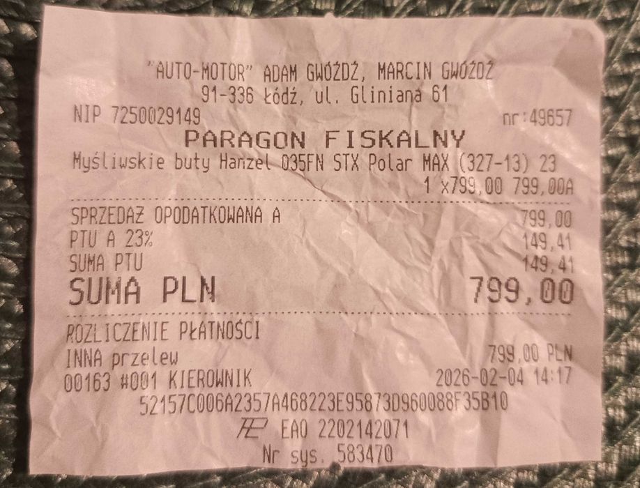 Buty skórzane zimowe ,,paragon 02,2026,, hanzel, mniej niż 1/2 ceny