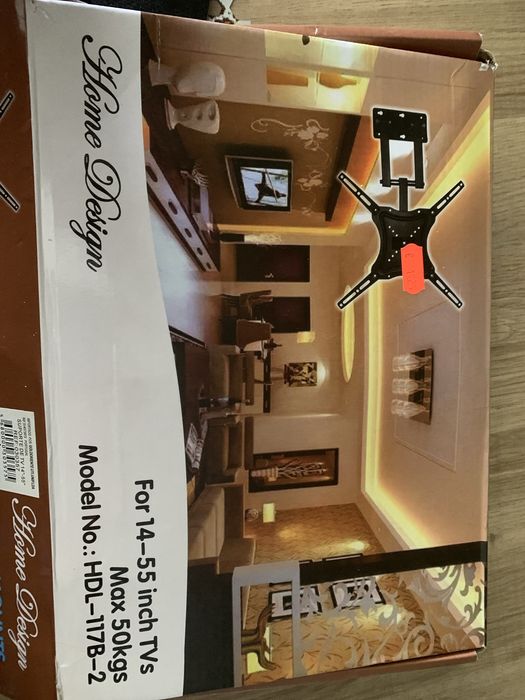 suporte de parede para televisão da marca Home Design, modelo HDL-117B-2
