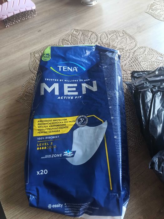 Wkładki anatomiczne Tena Men Active Fit Level 2