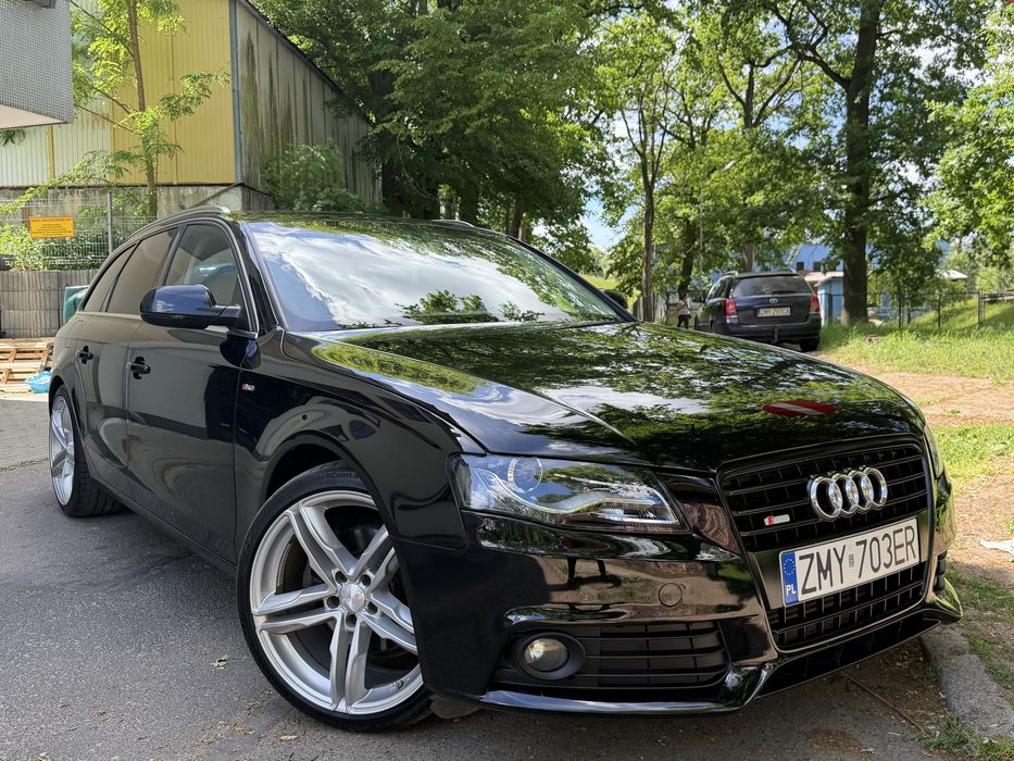 AUDI A4 B8 2.0 TDI CR 143KM 6 BIEGÓW LED Xenon S-Line Alu19 Navi Tempomat