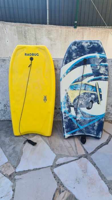 2 Pranchas bodyboard RADBUG 100 + outra de oferta