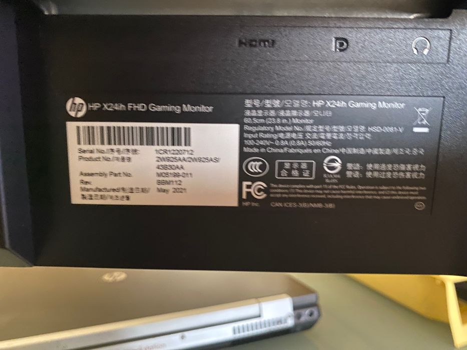 Monitor HP 24- Excelente Estado, Tela Full HD