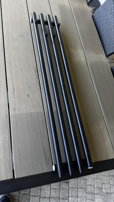 Grzejnik łazienkowy Aries 1 190x1000 mm kor RAL 9005 czarny mat Imers