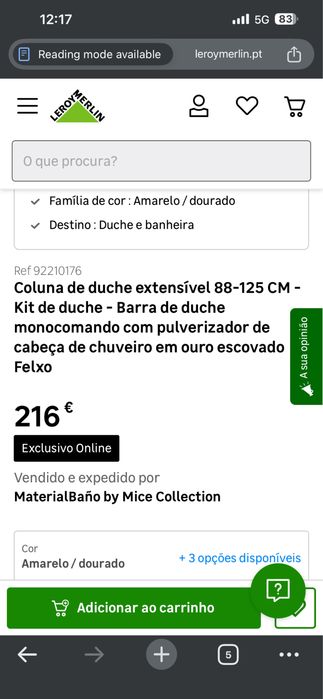 Duche dourado tudo incluido