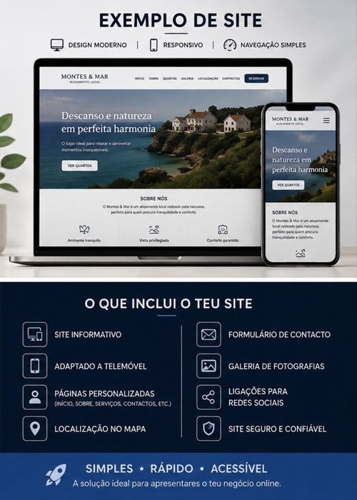 Criação de Sites Simples para Negócios | HTML, CSS e PHP