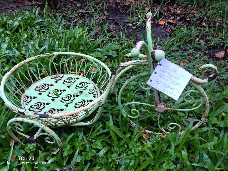 Carrinhos decorativos para plantas - 10€ cada