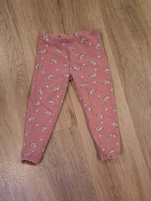 Leginsy spodnie dla dziewczynki ocieplane Happy Girl Club