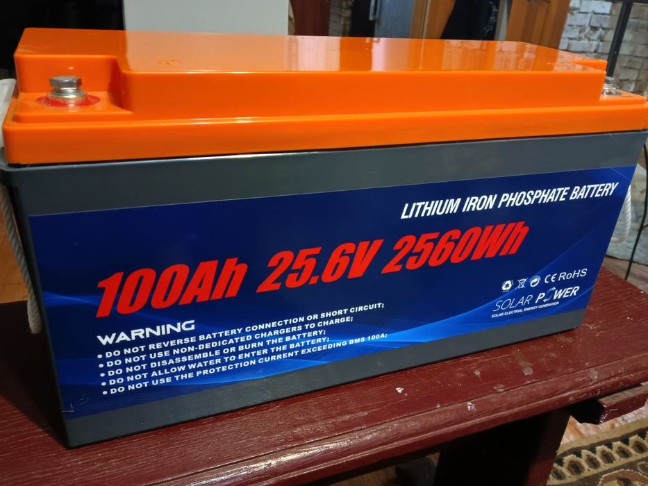 АКБ 24в 100аг літіозалізофосфатний