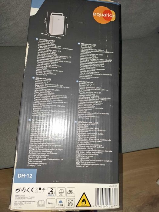 Pochłaniacz wilgoci equation