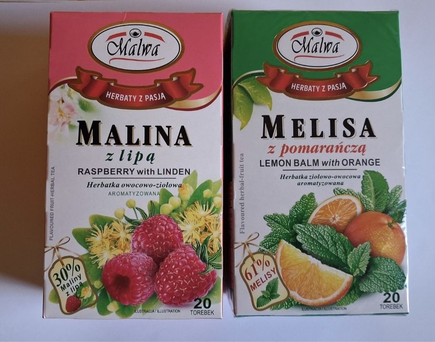 Zestaw Malwa Malina Melisa