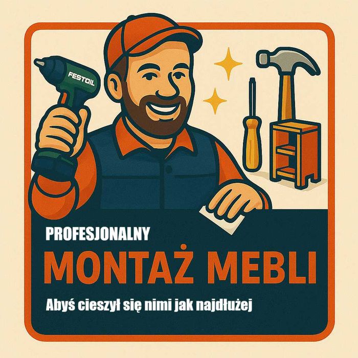 Profesjonalny montaż, skręcanie, składanie mebli