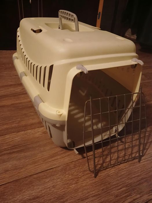 Переноска GIPSY 1 SMALL Yellow для котів та собак до 6 кг, двері метал