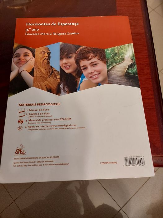 Horizontes de Esperança - Educação Moral e Religiosa Católica. 9° Ano.