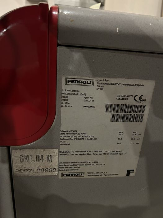 Caldeira Aquecimento Roca&Ferroli