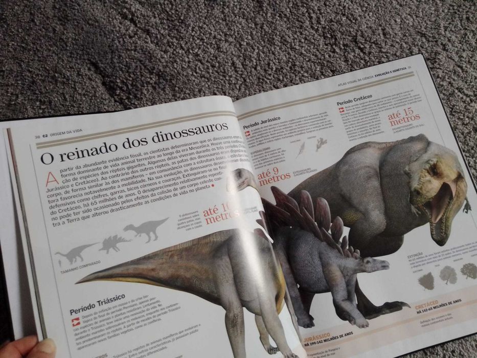 6 Livros Atlas Visual das Ciências