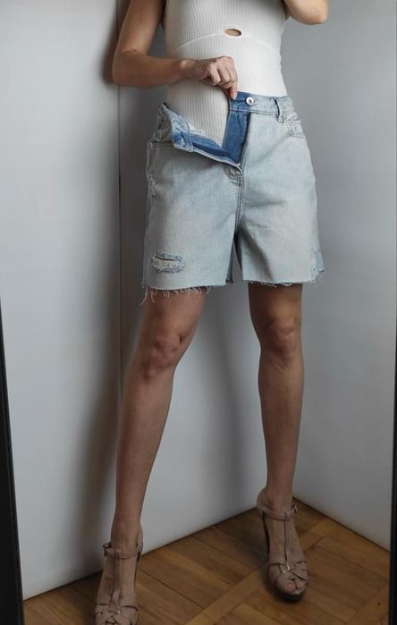 Фірмові стильні джинсові шорти мом F&F 12-m