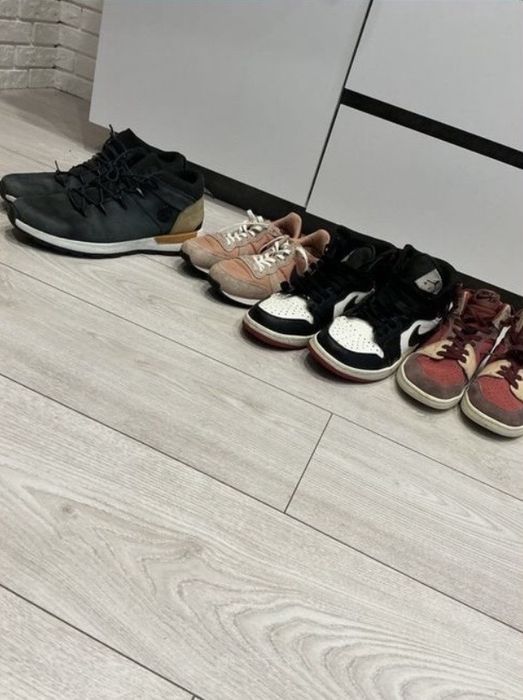 кроссовки timberland, Nike, jordan