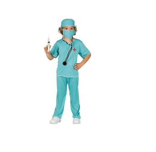 Strój Lekarz Doktor Chirurg Chirurga z plamami 110-120 cm