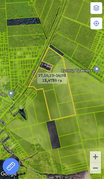 18 га под садоводство в с. Лышня. Лес, асфальт! Цена за сотку!