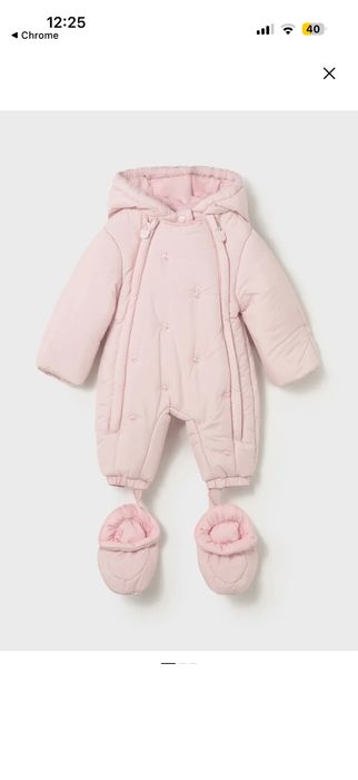 Дитячий зимовий комбінезон 80 розмір