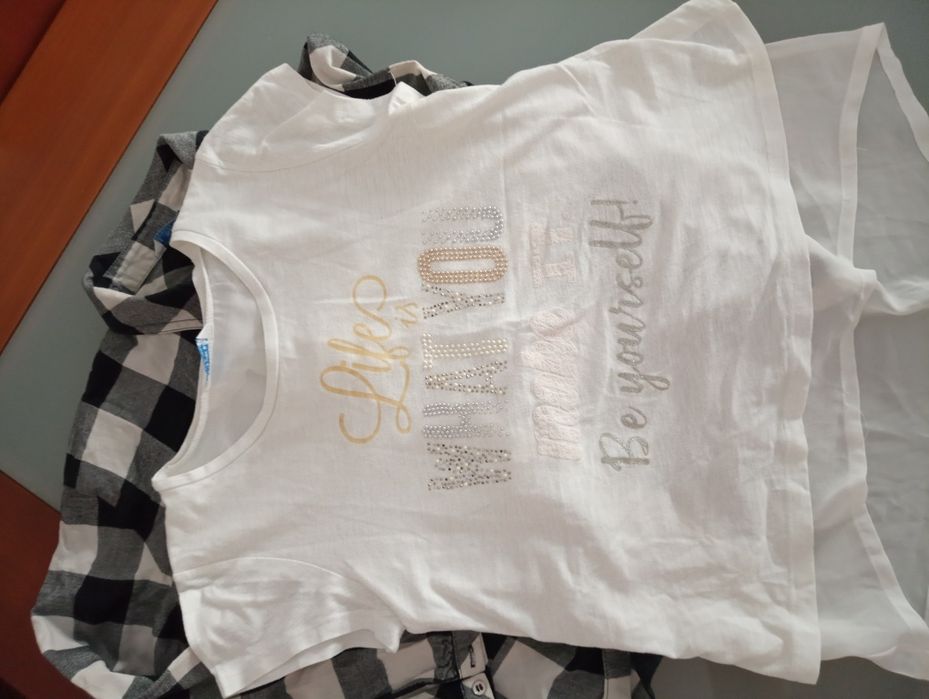 Conjunto Mayoral Camiseiro + Tshirt  Como novos!!