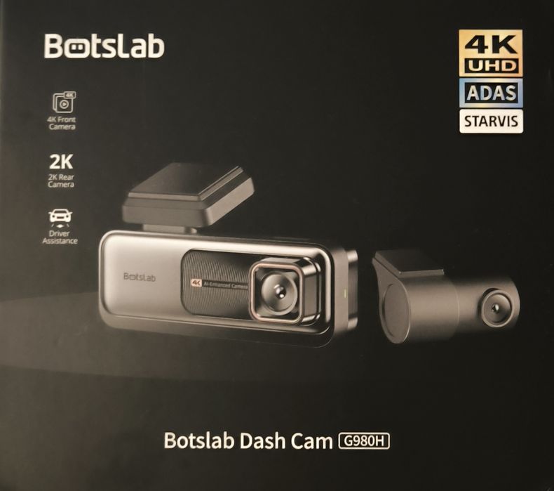 Dashcam Botslab frontal e traseira 4K nova na caixa