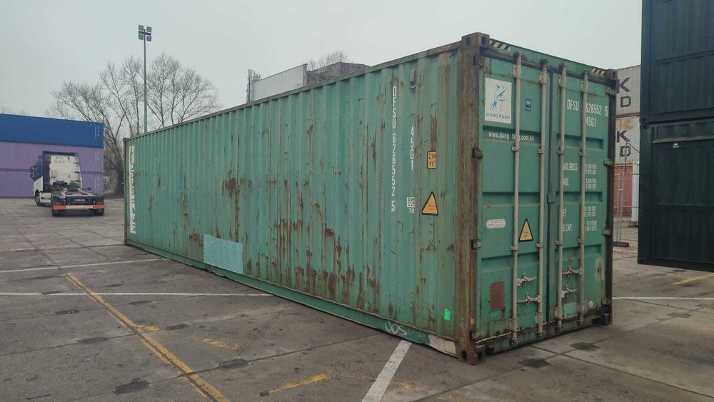 Kontener morski magazynowy 12metrowy używany 40 HC - PK