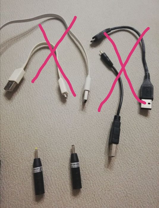 Acessórios diversos de carregadores