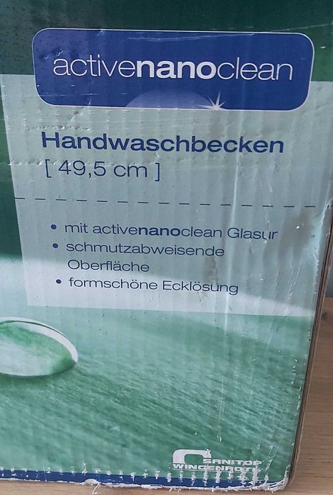 Umywalka łazienkowa Activenanoclean 49,5cm Nowa
