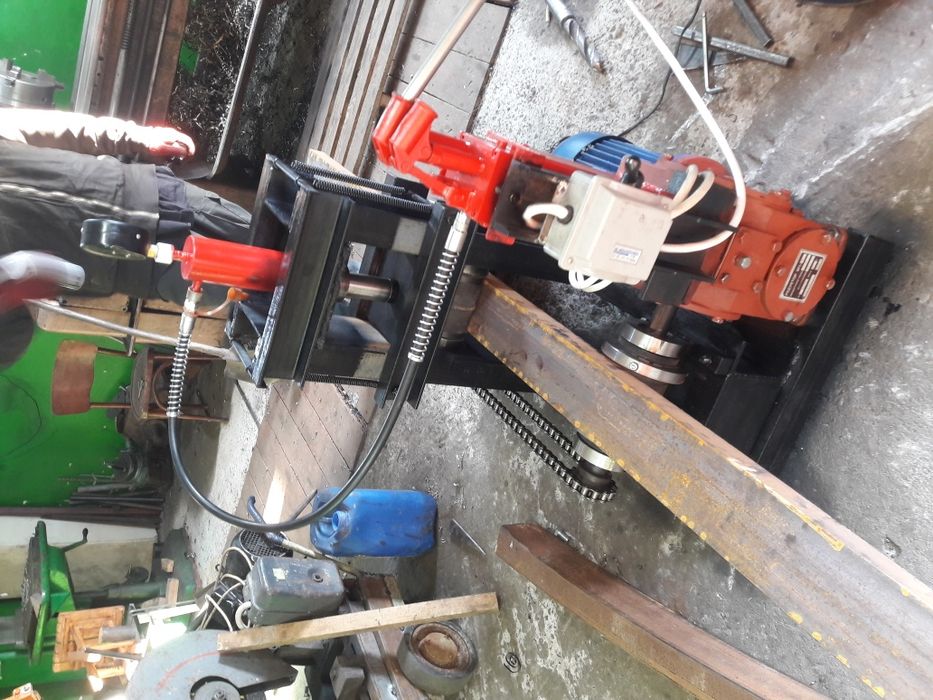 Промышленный трубогиб для профильной трубы, швеллера, круглой труби