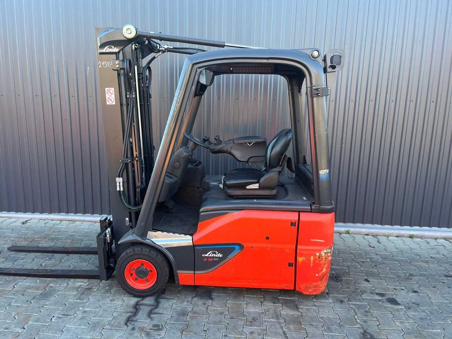 Wózek widłowy Linde E16-02 Duplex Przesuw 3/4 sekcja 2080 H 2021 rok