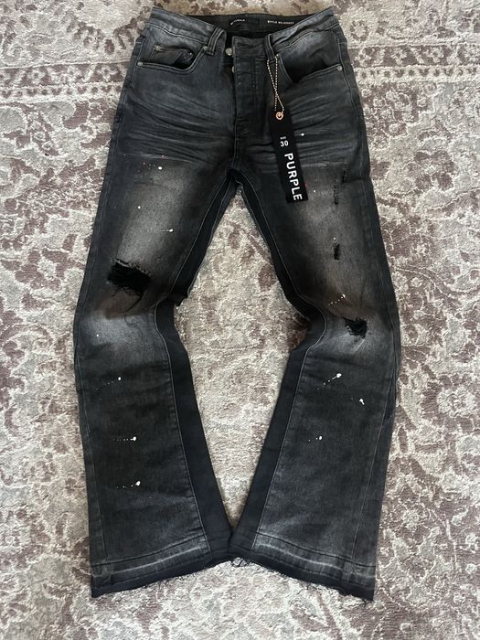 Purple Flared Jeans