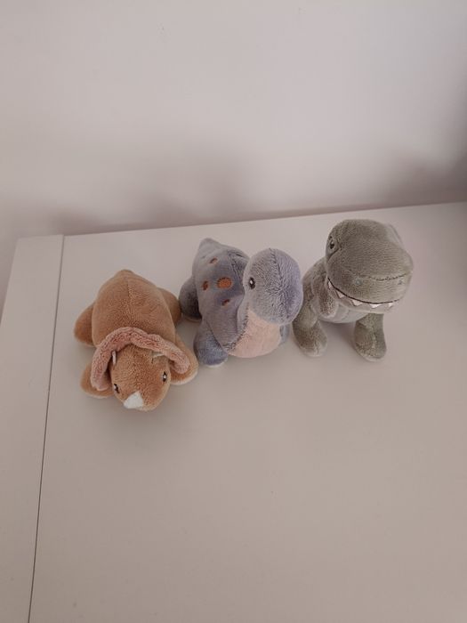 Zestaw maskotek pluszaków dinozaury HM