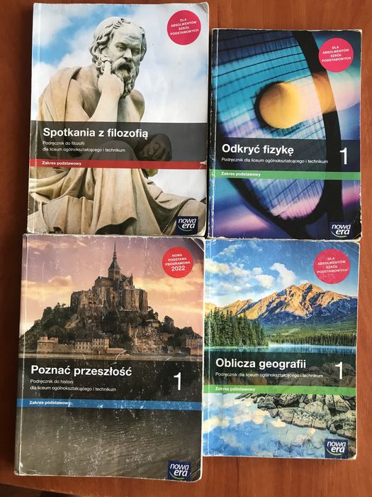 Podręczniki do klasy 1 liceum i technikum