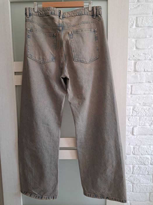 Zara TRF balloon baggy jeans mid-rise, 42